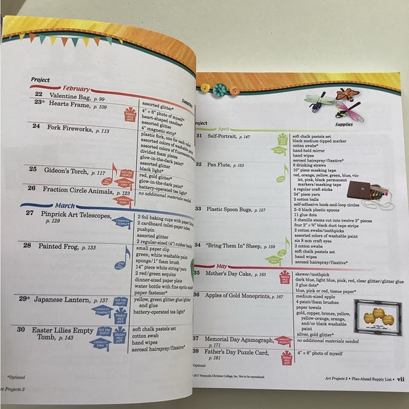 Brand new Abeka Art Projects 2 Student Consumable Book - Picture 2 of 11